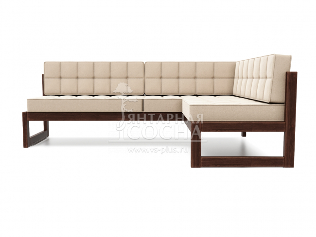 Диван Сега Угловой Velvet Орех Beige Диван Сега Угловой Velvet Орех Beige