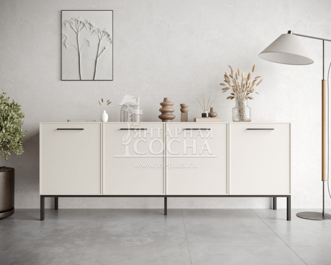 Комод с четырьмя дверками "Nicole" арт NEM01 Комод с четырьмя дверками "Nicole" арт NEM01