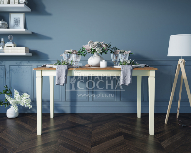 Бежевый обеденный стол "Olivia" арт GD1001-1C Бежевый обеденный стол "Olivia" арт GD1001-1C