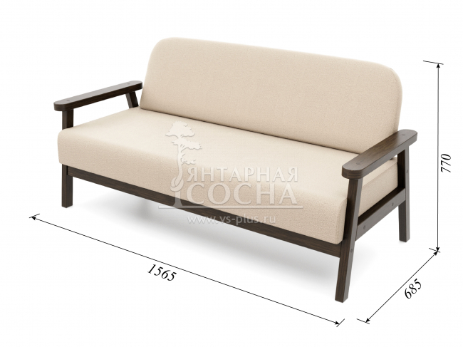 Диван Флори М Velvet Венге Beige Диван Флори М Velvet Венге Beige