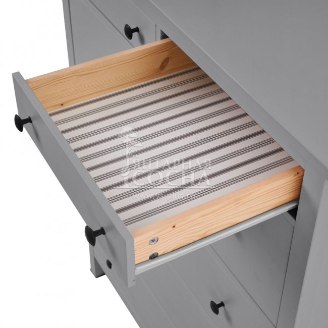 Комод высокий КЫМОР 6 ящиков Серый Комод высокий КЫМОР 6 ящиков Серый