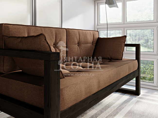 Диван Астер Мини Textile Венге Brown Диван Астер Мини Textile Венге Brown