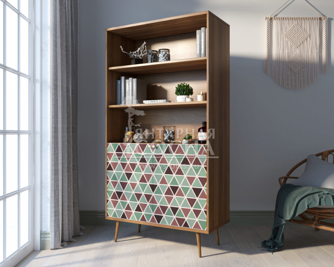 Стеллаж с дверками "Berber" принт 26 арт BB26/Print_26 Стеллаж с дверками "Berber" принт 26 арт BB26/Print_26