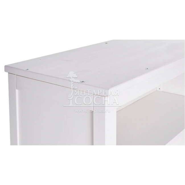 Стеллаж открытый КЫМОР 90 Белый Стеллаж открытый КЫМОР 90 Белый