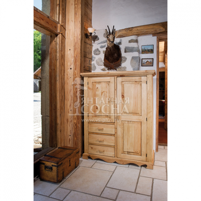 Шкаф Прованс 2 дверки 3 ящика KOF23 Шкаф Прованс 2 дверки 3 ящика KOF23