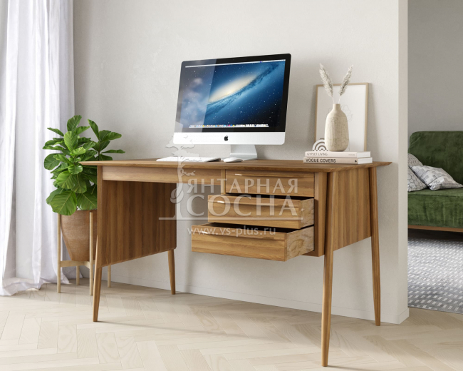 Рабочий письменный стол"Bruni" малый арт BR47-2 Рабочий письменный стол"Bruni" малый арт BR47-2