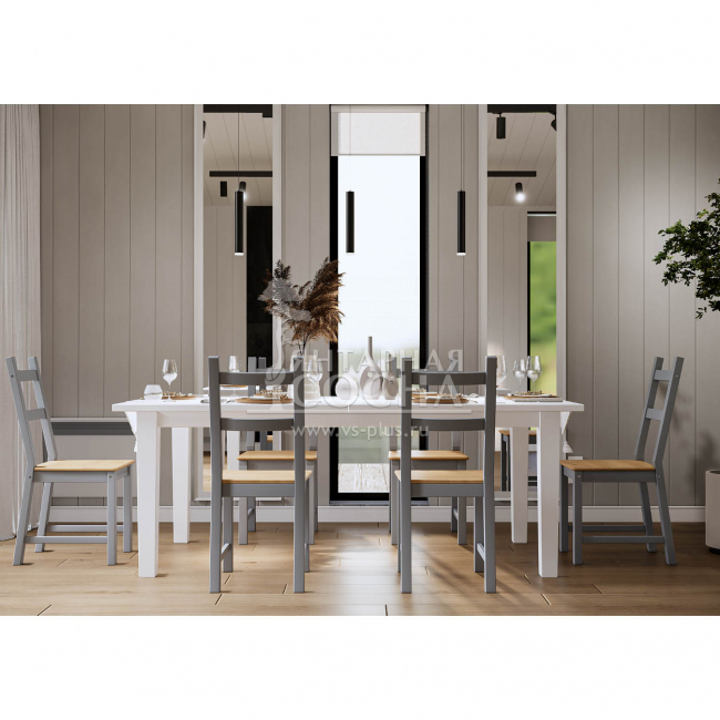 Стул УДОРА Серый/Светло-коричневый Стул УДОРА Серый/Светло-коричневый