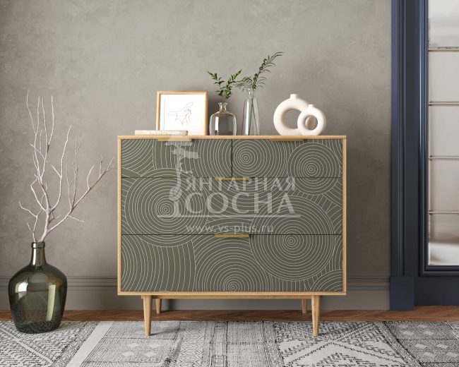 Комод с четыремя ящиками "Line" R22/browngrey Комод с четыремя ящиками "Line" R22/browngrey