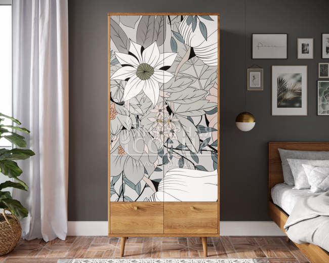 Шкаф двухстворчатый "Berber" принт 50 арт BB16/Print_50 Шкаф двухстворчатый "Berber" принт 50 арт BB16/Print_50