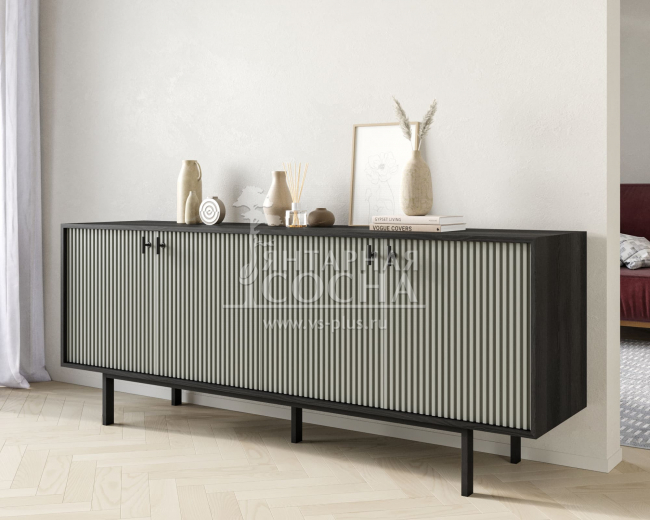 Комод с четыремя дверками "Emerson" арт EM01/gray/L Комод с четыремя дверками "Emerson" арт EM01/gray/L