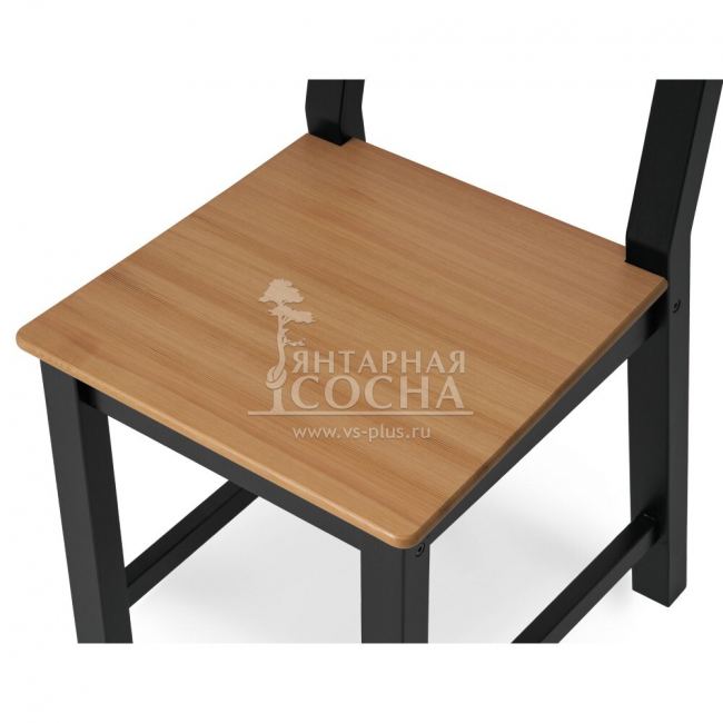 Стул УДОРА Черный/Светло-коричневый Стул УДОРА Черный/Светло-коричневый