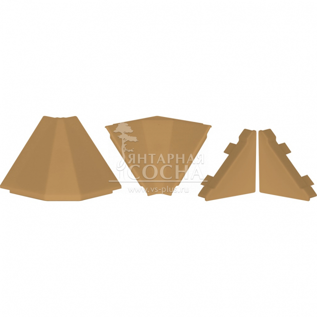 Комплект заглушек для плинтуса под вставку (белый, серый, бежевый, коричневый, зеленый, черный) Комплект заглушек для плинтуса под вставку (белый, серый, бежевый, коричневый, зеленый, черный)