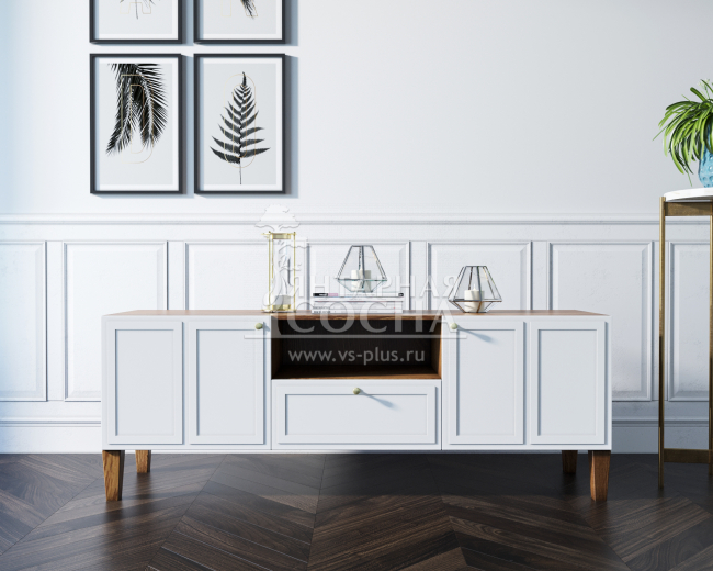 Комод под TV "Andersen" арт AN15WH Комод под TV "Andersen" арт AN15WH