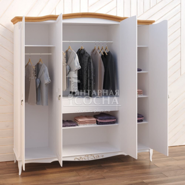 Шкаф 4 двери Прованс ясень Шкаф 4 двери Прованс ясень