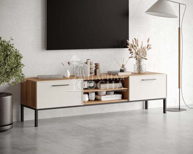 Комод "Nicole" с нишей низкий под TV NR27 Комод "Nicole" с нишей низкий под TV NR27