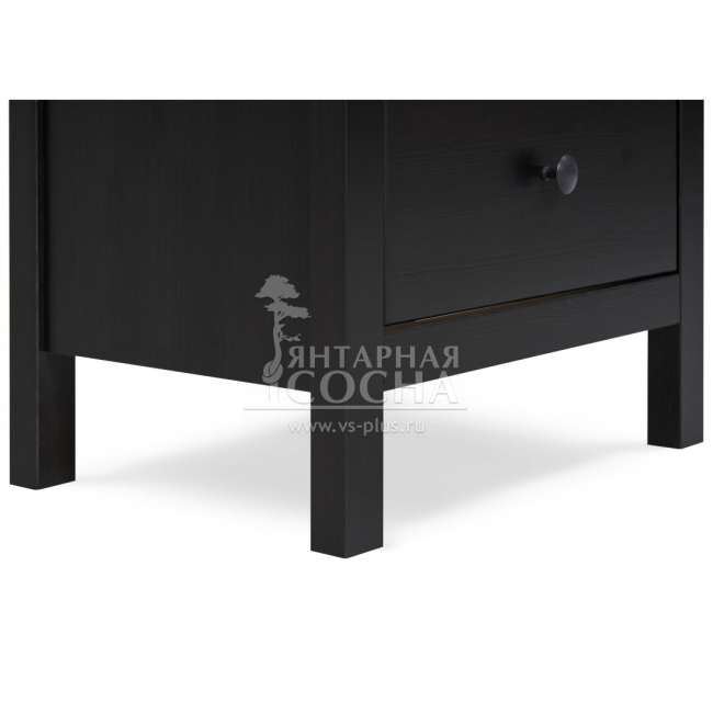 Комод узкий КЫМОР 5 ящиков Черный Комод узкий КЫМОР 5 ящиков Черный