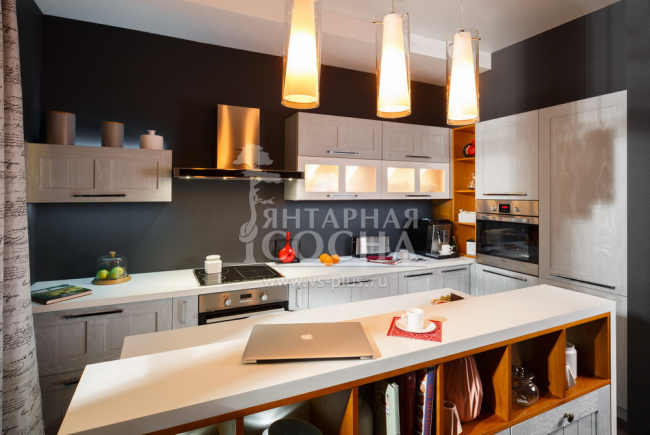 Кухня БРАММИНГ Снежный дуб Кухня БРАММИНГ Снежный дуб