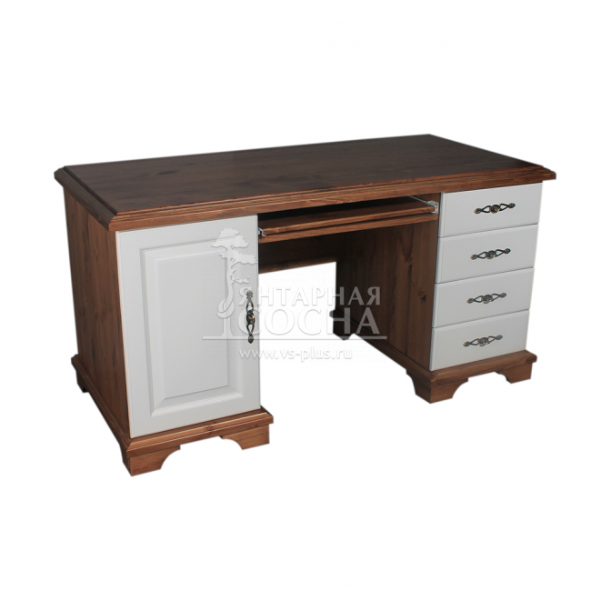 Стол письменный 1-но тумбовый "Брусно" Стол письменный 1-но тумбовый "Брусно"