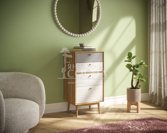 Комод "Pollo" высокий с ящиками арт. POL11 Комод "Pollo" высокий с ящиками арт. POL11
