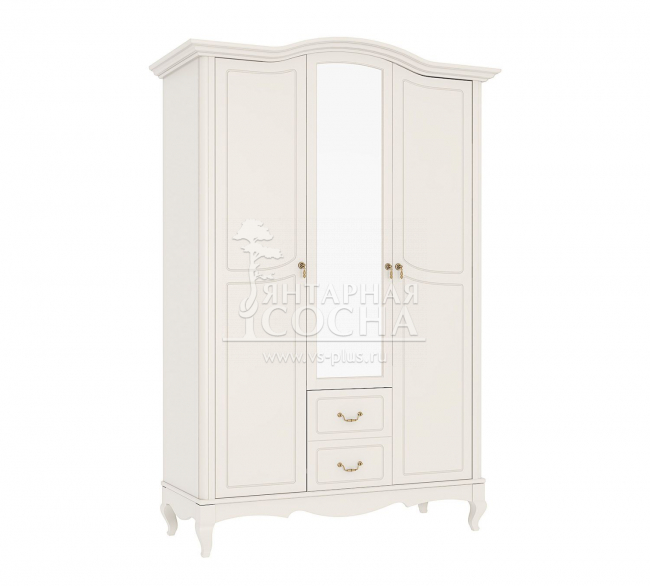 Шкаф Авиньон 3-х створчатый с ящиками и зеркалом Шкаф Авиньон 3-х створчатый с ящиками и зеркалом