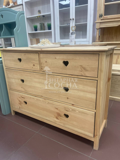 Комод Прованс 4 выдвижных ящика KR17 (образец) Комод Прованс 4 выдвижных ящика KR17 (образец)