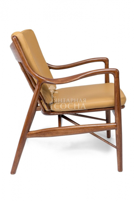 Кресло Гарвард комфорт из массива дуба в натуральной коже Кресло Гарвард комфорт из массива дуба в натуральной коже