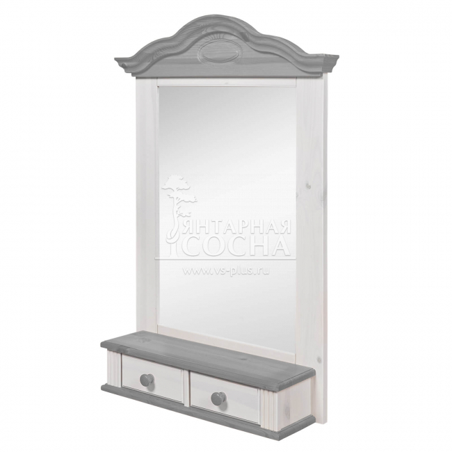 Полка зеркало модель Синди Полка зеркало модель Синди