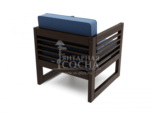 Кресло Сега Velvet Венге Blue Кресло Сега Velvet Венге Blue