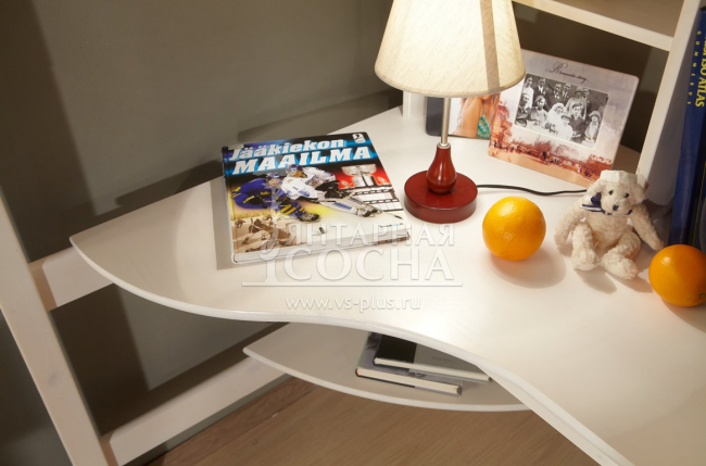 Кровать верхнеярусная с лестницей Классик №3 Кровать верхнеярусная с лестницей Классик №3