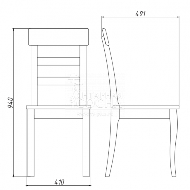 Стул Прованс из массива дуба Стул Прованс из массива дуба