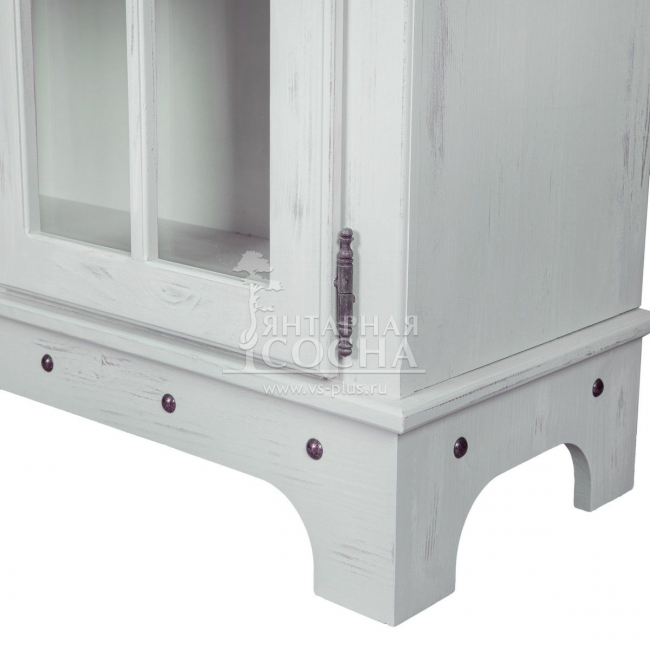 ШКАФ-ВИТРИНА ИЗ СОСНЫ ШАЛЕ 2 (БЕЛЫЙ) ШКАФ-ВИТРИНА ИЗ СОСНЫ ШАЛЕ 2 (БЕЛЫЙ)