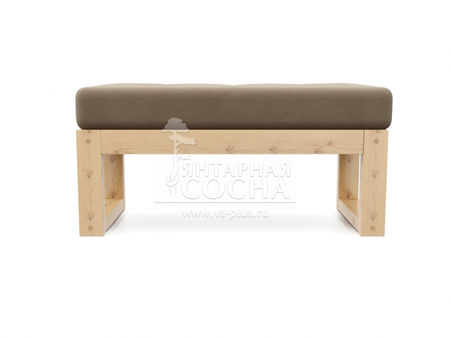 Банкетка Амбер Velvet Сосна Beige Банкетка Амбер Velvet Сосна Beige