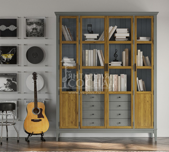 Шкаф для книг Квадро-С 422С/04 Шкаф для книг Квадро-С 422С/04