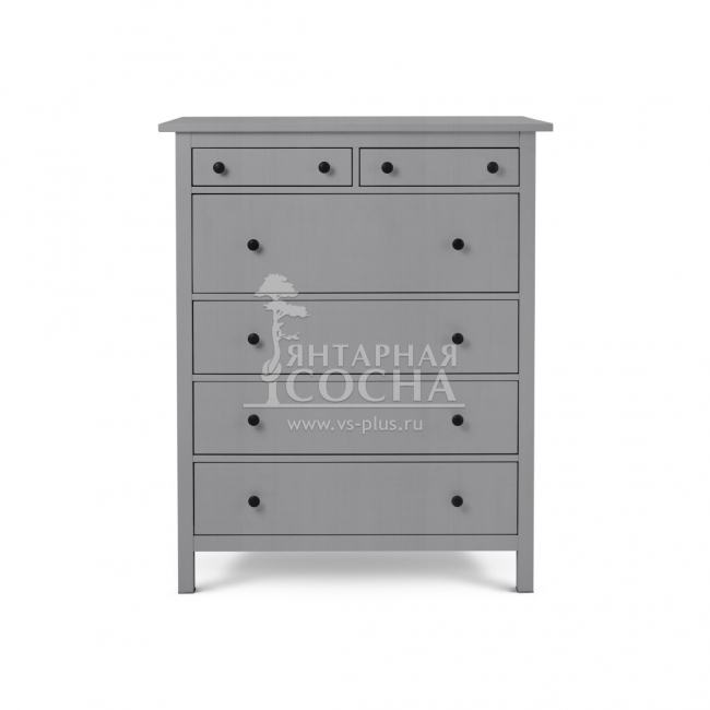 Комод высокий КЫМОР 6 ящиков Серый Комод высокий КЫМОР 6 ящиков Серый