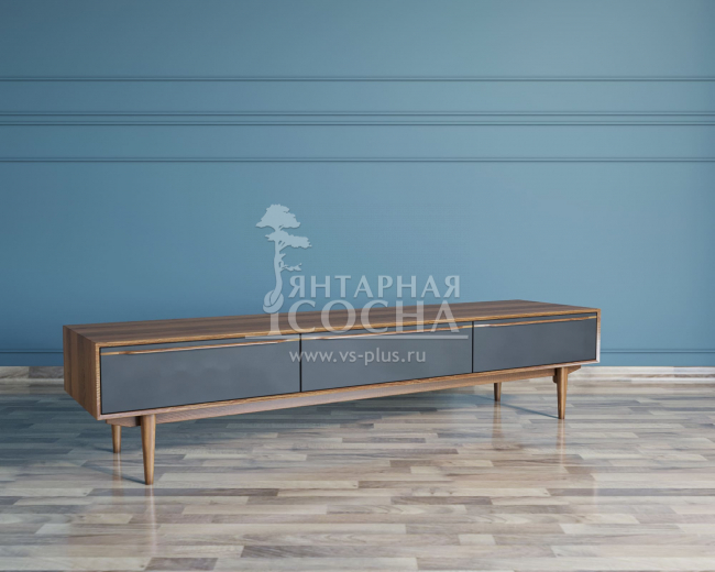 Консоль под TV "Bruni Black" с ящиками арт BR-21Black Консоль под TV "Bruni Black" с ящиками арт BR-21Black