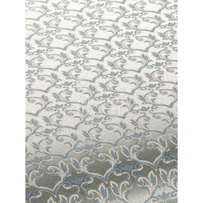 Банкетка "Классик" 350х490 дуб белый/серая патина/жаккард бирюзовый Банкетка "Классик" 350х490 дуб белый/серая патина/жаккард бирюзовый