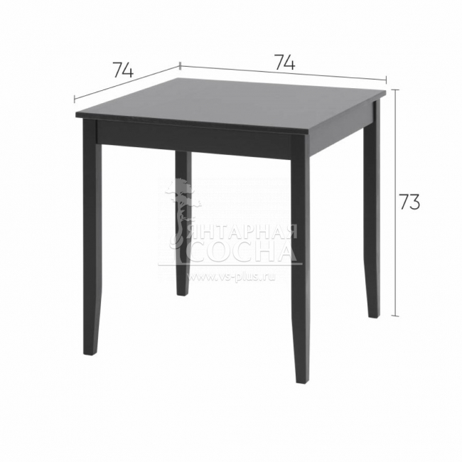 Стол кухонный (квадратный) ЛЫМ 74x74 Стол кухонный (квадратный) ЛЫМ 74x74