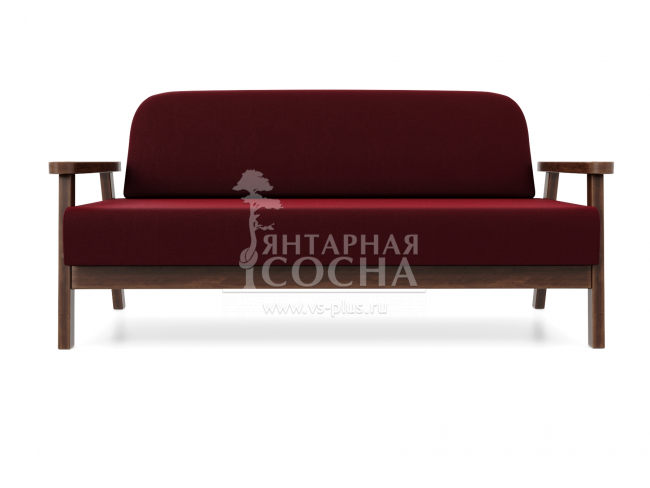 Диван Флори М Velvet Орех Vinous Диван Флори М Velvet Орех Vinous