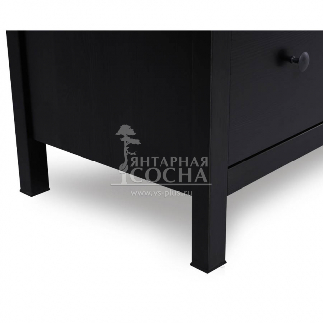 Комод КЫМОР 3 ящика МИНИ Черный Комод КЫМОР 3 ящика МИНИ Черный