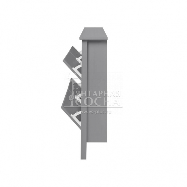 Тумба для обуви КЫМОР 106 Серая Тумба для обуви КЫМОР 106 Серая