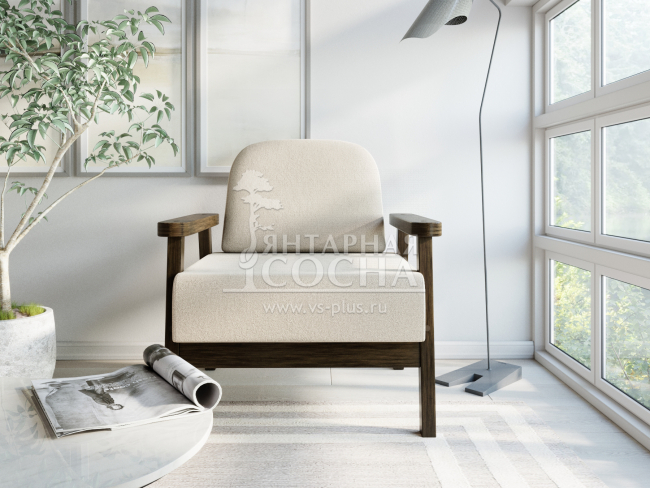 Кресло Флори Velvet Венге Beige Кресло Флори Velvet Венге Beige