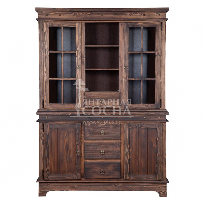 БУФЕТ ИЗ СОСНЫ ШАЛЕ 23/21 (БЕЙЦ/МАСЛО) (ОРЕХ) из массива сосны БУФЕТ ИЗ СОСНЫ ШАЛЕ 23/21 (БЕЙЦ/МАСЛО) (ОРЕХ) из массива сосны