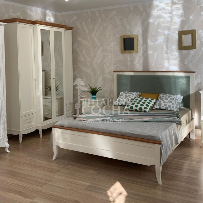 Кровать с мягким изголовьем Римини Кровать с мягким изголовьем Римини