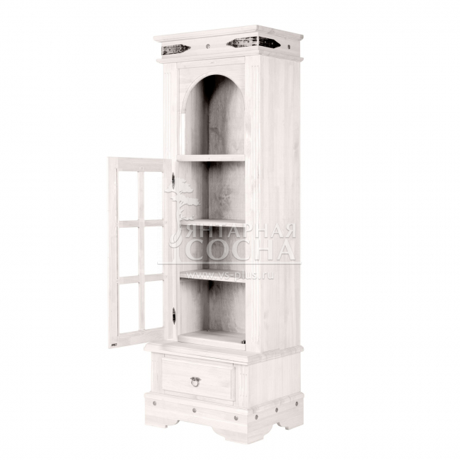 Буфет Викинг 04 из массива сосны (белый воск) Буфет Викинг 04 из массива сосны (белый воск)