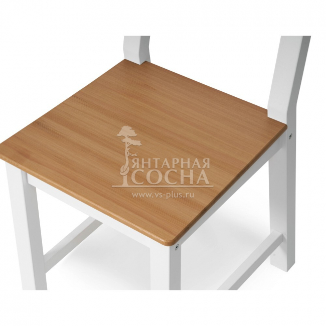 Стул УДОРА Белый/Светло-коричневый Стул УДОРА Белый/Светло-коричневый