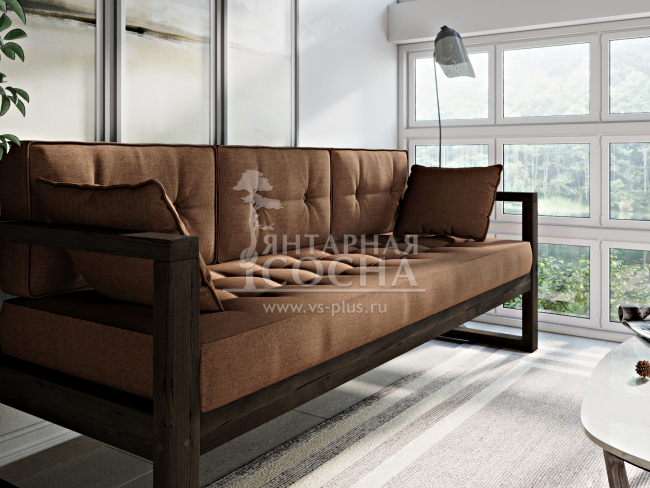 Диван Астер Textile Венге Brown Диван Астер Textile Венге Brown