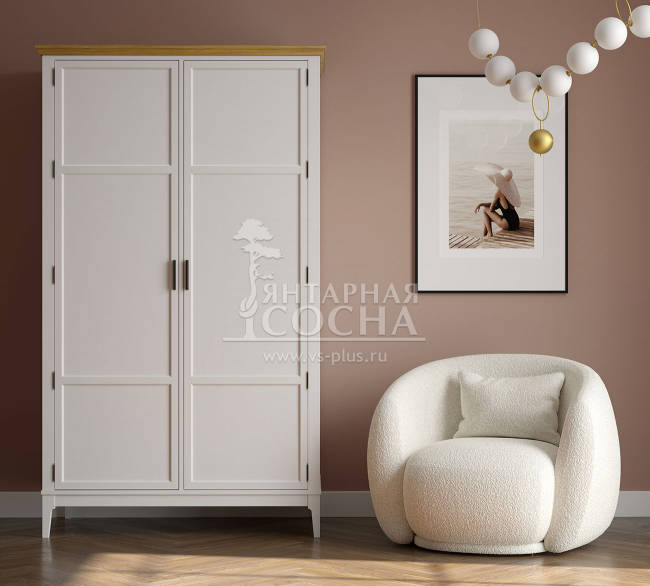 Шкаф для одежды двухдверный Квадро-С 20 Шкаф для одежды двухдверный Квадро-С 20