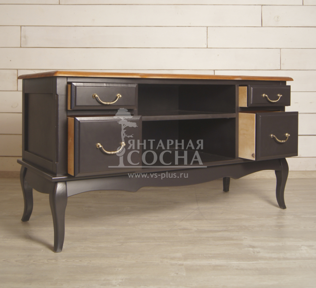 Комод под TV «Leontina Black» арт ST9328BLK Комод под TV «Leontina Black» арт ST9328BLK