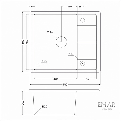 ����� EMAR 1580 QUARTZ