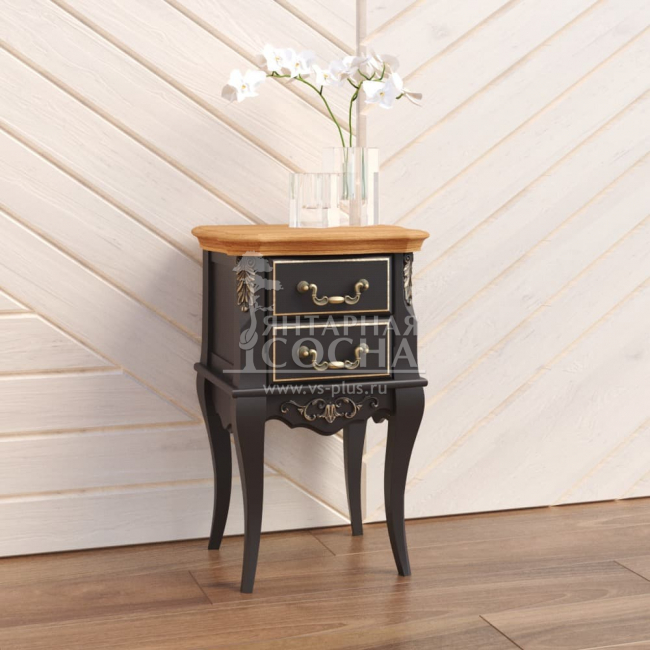 Тумба узкая 2 ящика Прованс ясень Тумба узкая 2 ящика Прованс ясень